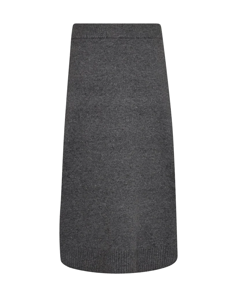 Mos Mosh naisten hame, MMBRYNDIS KNIT SKIRT Grafiitti - Image 2