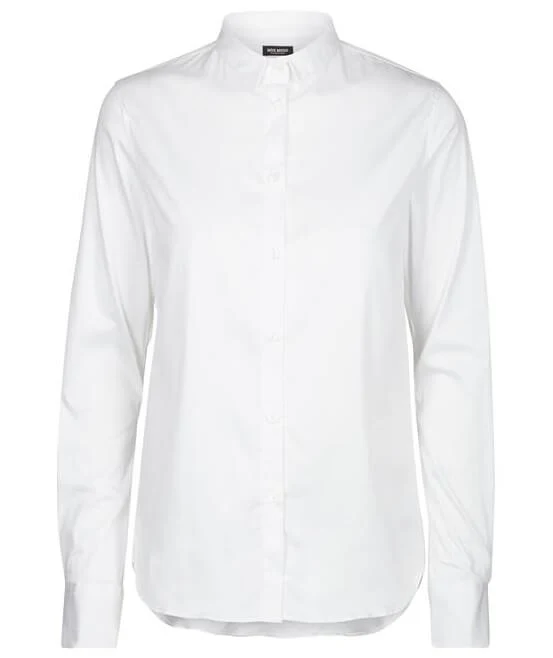 Mos Mosh Naisten Paitapusero, Tilda Shirt Valkoinen