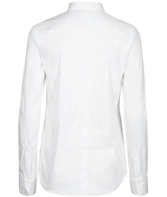 Mos Mosh Naisten Paitapusero, Tilda Shirt Valkoinen - Image 2