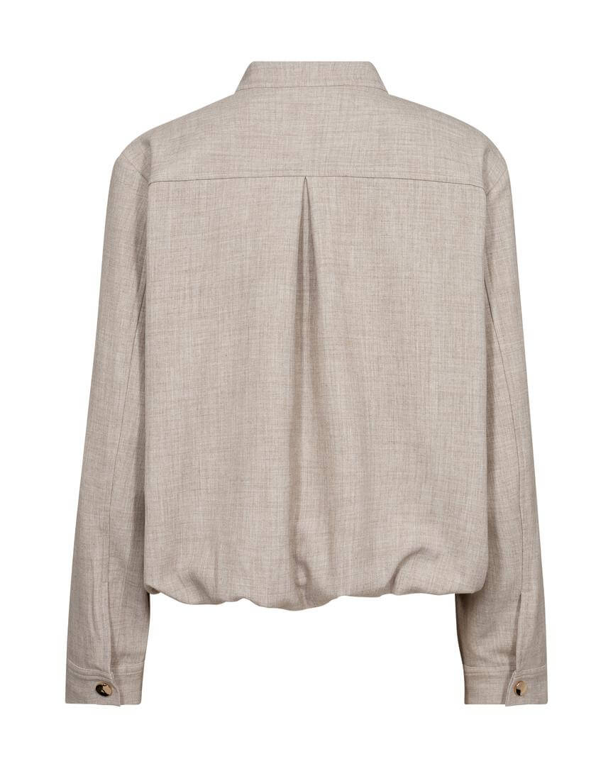 Mos Mosh naisten pusero, MMPetra Flair Jacket Vaalea Beige - Image 2
