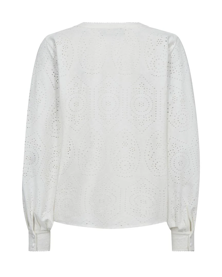Mos Mosh naisten pusero, MMYEN SINA LACE BLOUSE Luonnonvalkoinen - Image 2