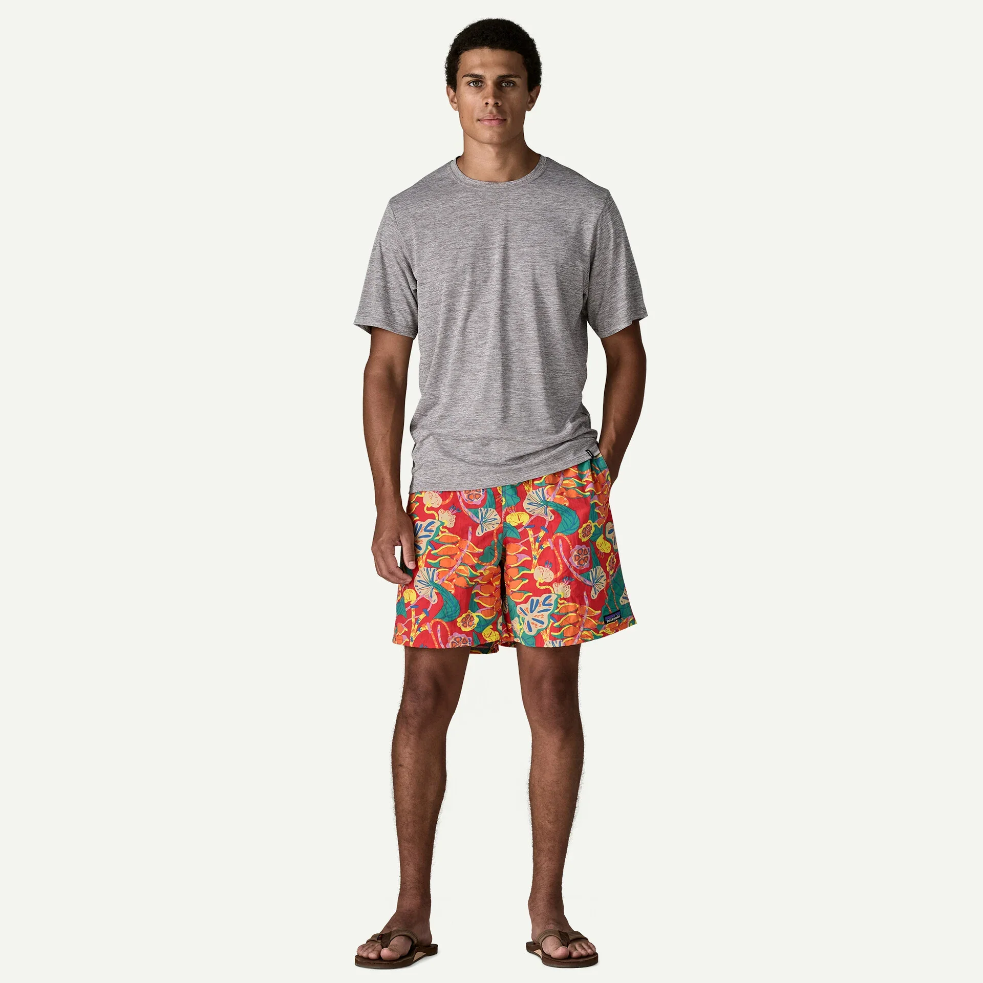 Patagonia miesten shortsit M's Baggies Longs - 7 in., monivärinen kuosi - Image 4