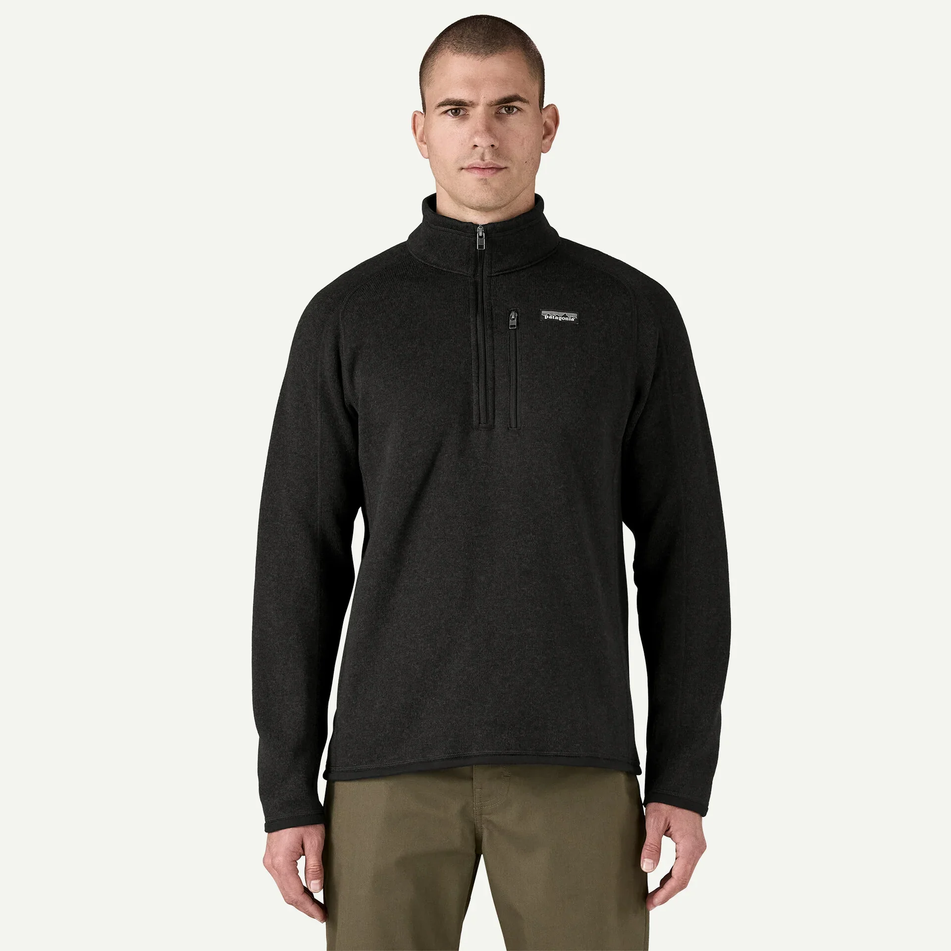 Patagonia miesten fleece M's Better Sweater 1/4 Zip, musta