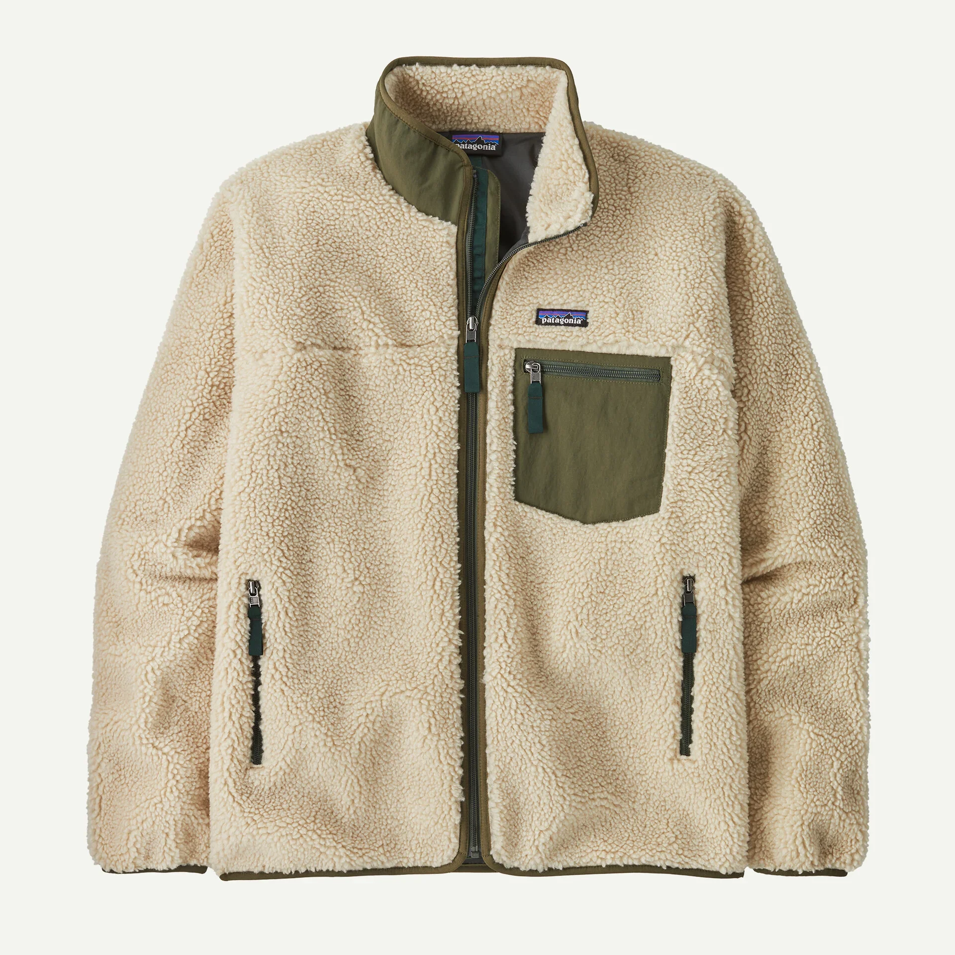 Patagonia miesten fleecetakki M's Classic Retro-X Jkt, kerma - Image 3