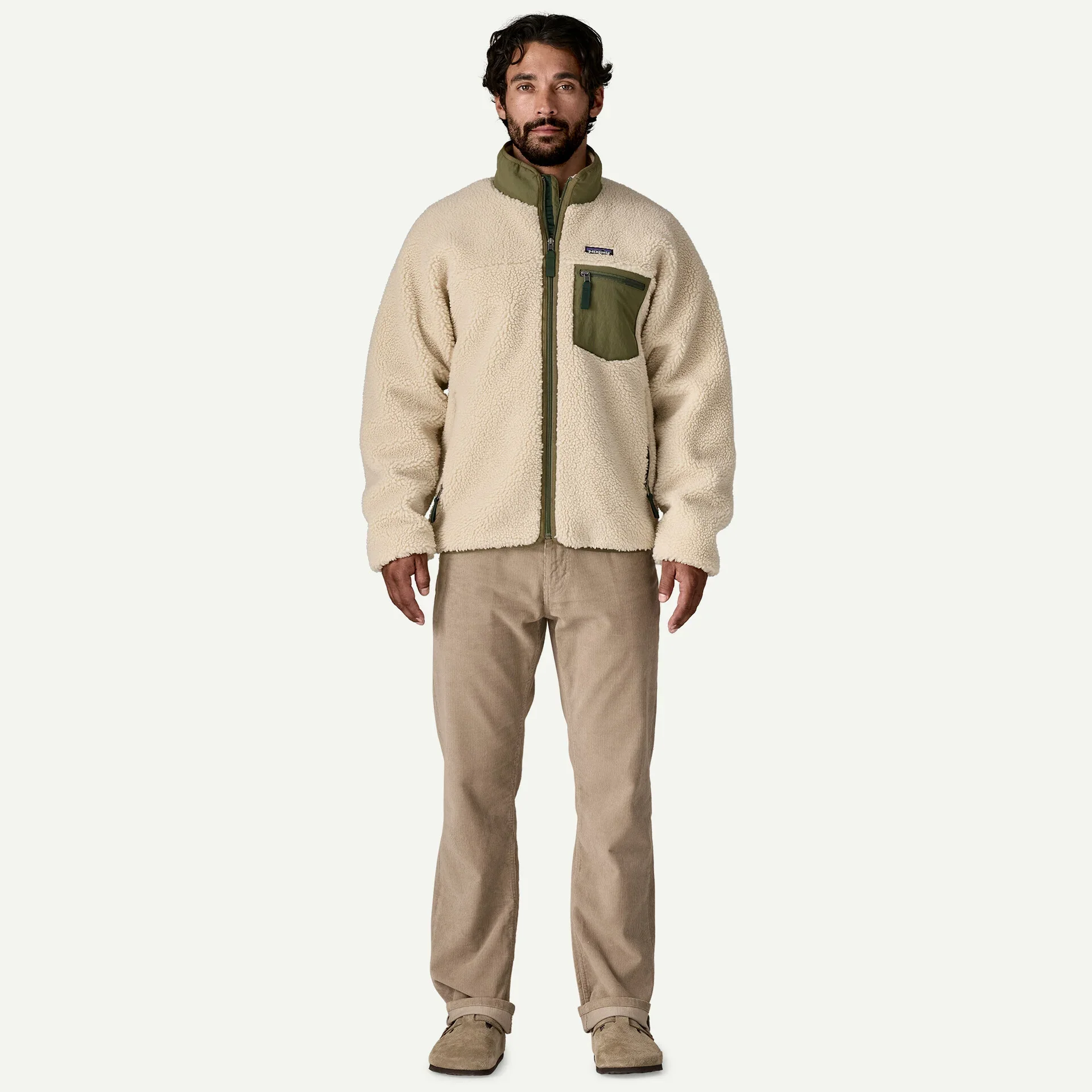 Patagonia miesten fleecetakki M's Classic Retro-X Jkt, kerma - Image 4