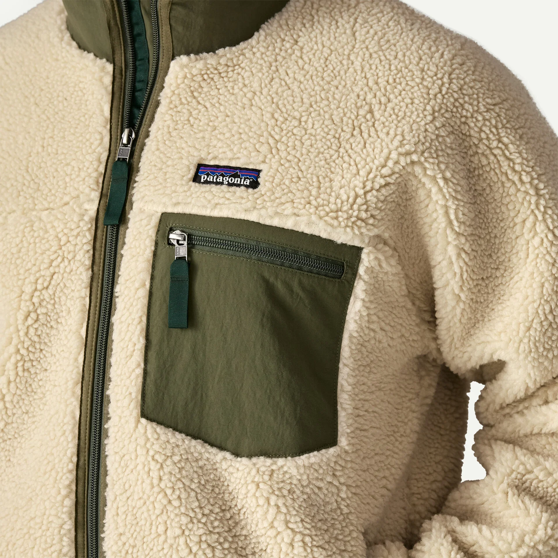 Patagonia miesten fleecetakki M's Classic Retro-X Jkt, kerma - Image 7
