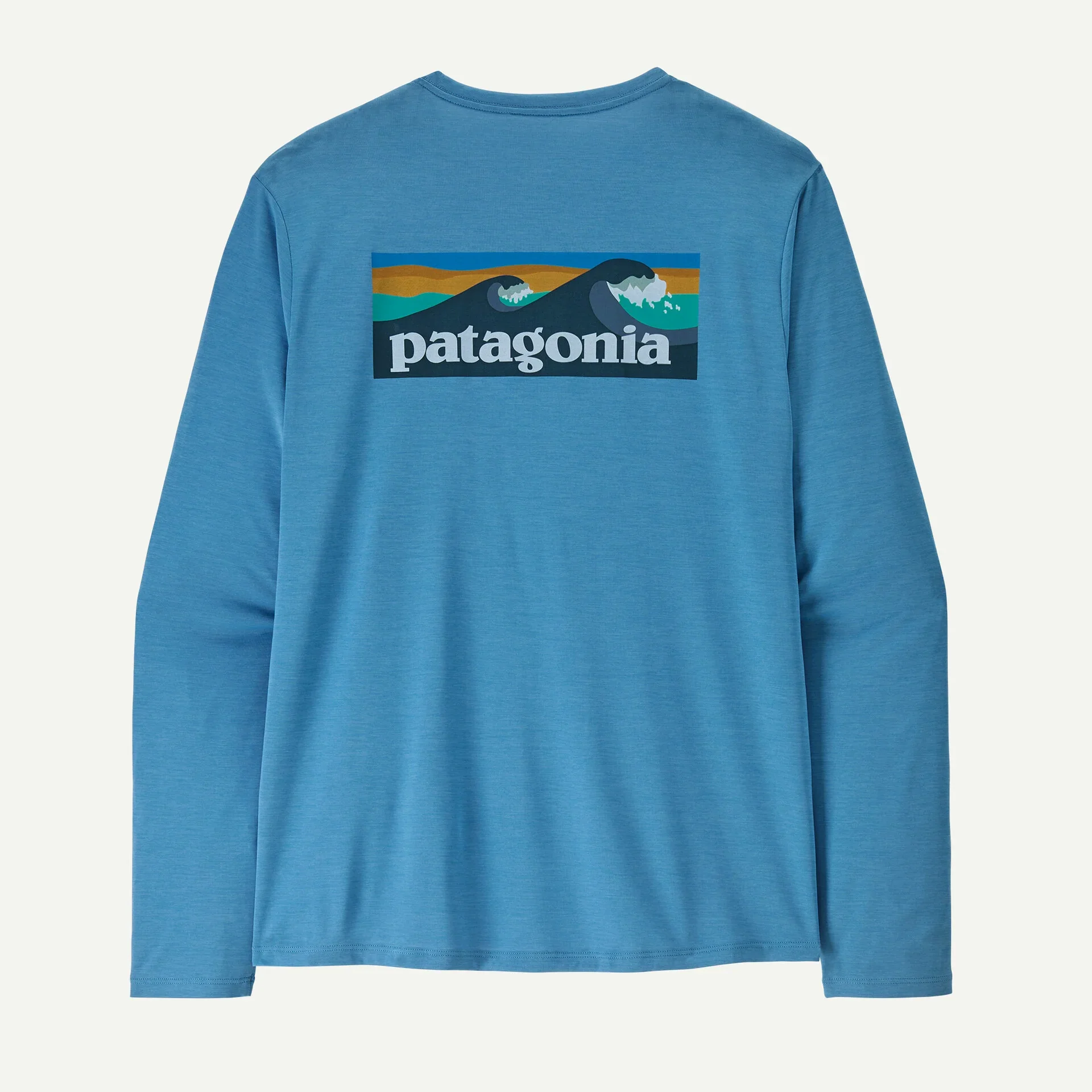 Patagonia miesten pitkähihainen paita M's L/S Cap Cool Daily Shirt - Boardshor, keskisininen - Image 3
