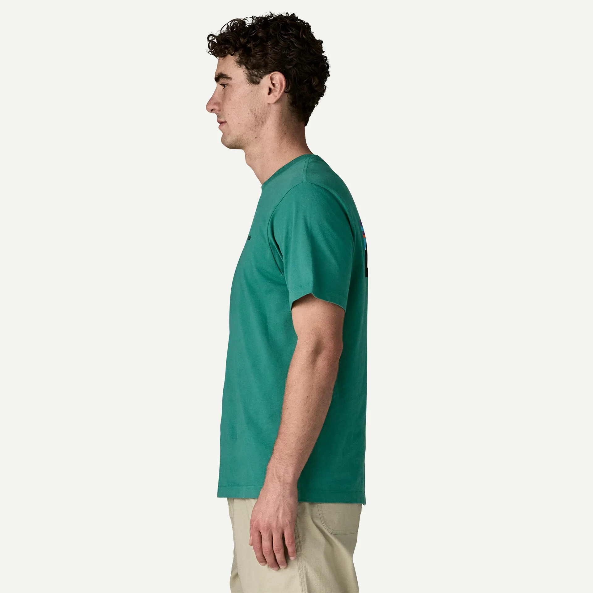 Patagonia miesten t-paita M's P-6 Logo T-Shirt, tummanvihreä - Image 5