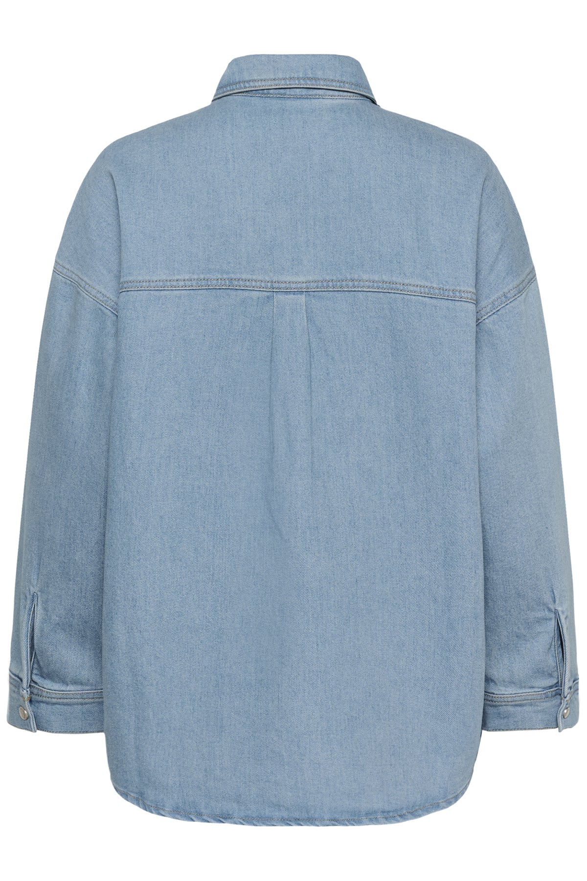 My Essential Wardrobe naisten paitatakki MWMazie 139 Boxy Mix Shirt, sininen - Image 4