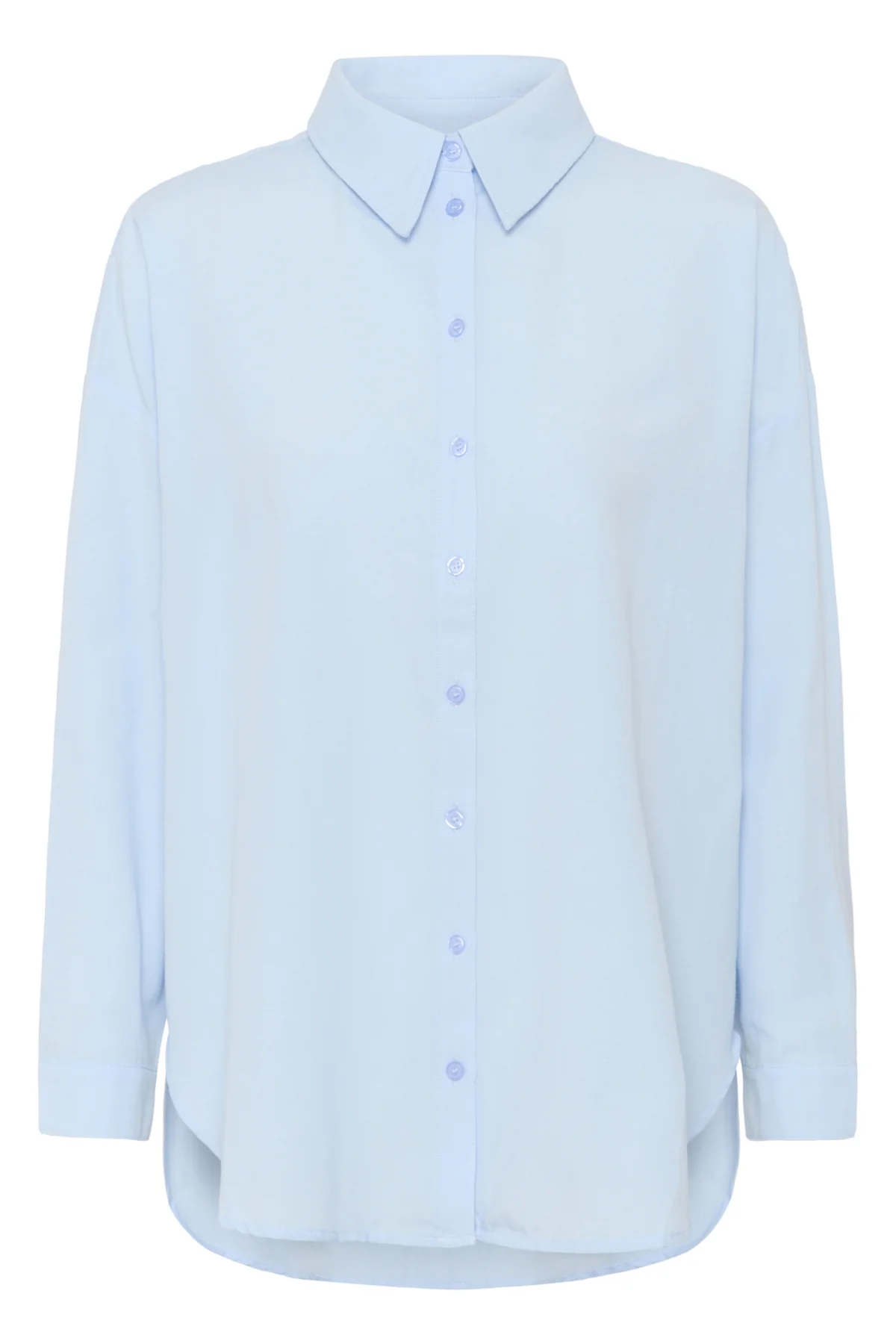 My Essential Wardrobe naisten paitapusero MWVilda Sunna Boxy Shirt, vaaleansininen - Image 3