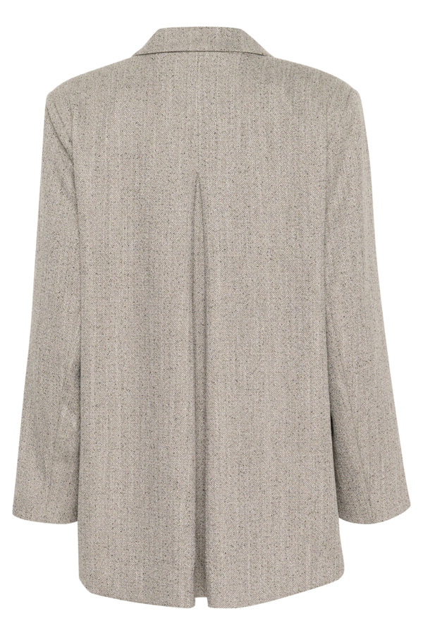 MY ESSENTIAL WARDROBE naisten bleiseri, EmmyMW Blazer Beige Kuosi - Image 4