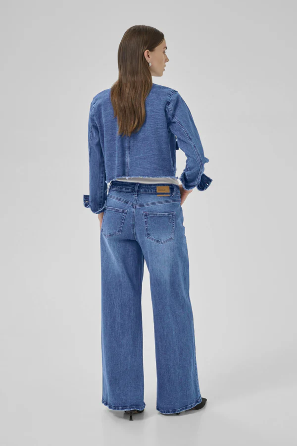 MY ESSENTIAL WARDROBE naisten farkkujakku, DangoMW 144 Short Jacket Indigo - Image 2