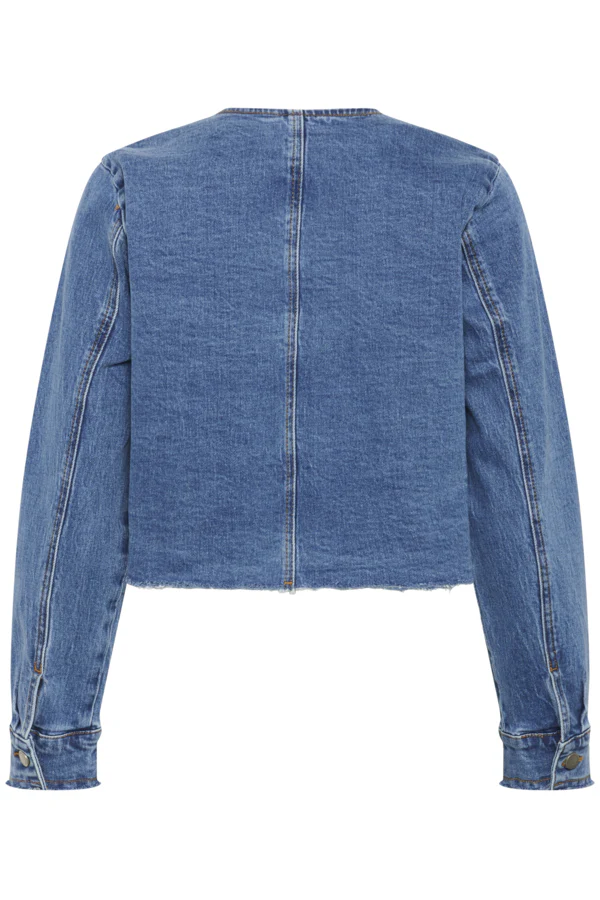 MY ESSENTIAL WARDROBE naisten farkkujakku, DangoMW 144 Short Jacket Indigo - Image 4