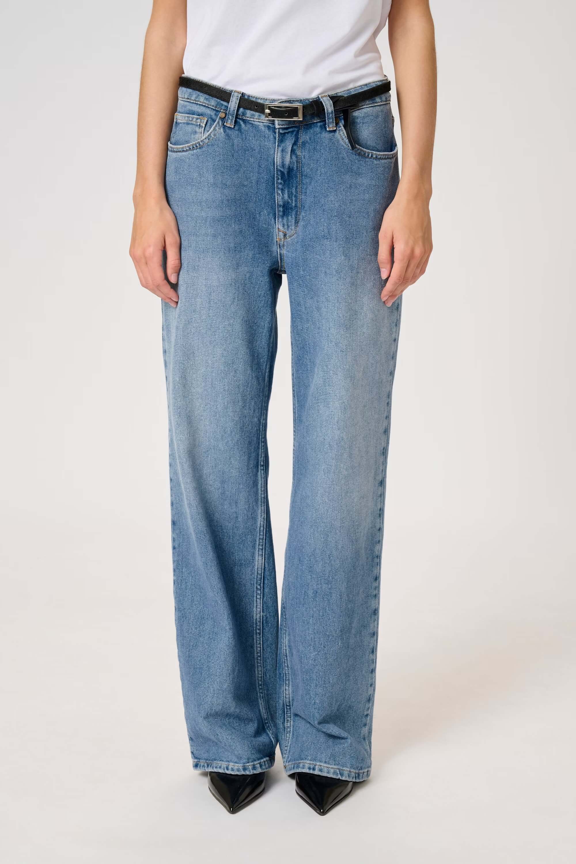 MY ESSENTIAL WARDROBE naisten farkut, 35 THE LOUIS 139 HW Sininen, Indigo