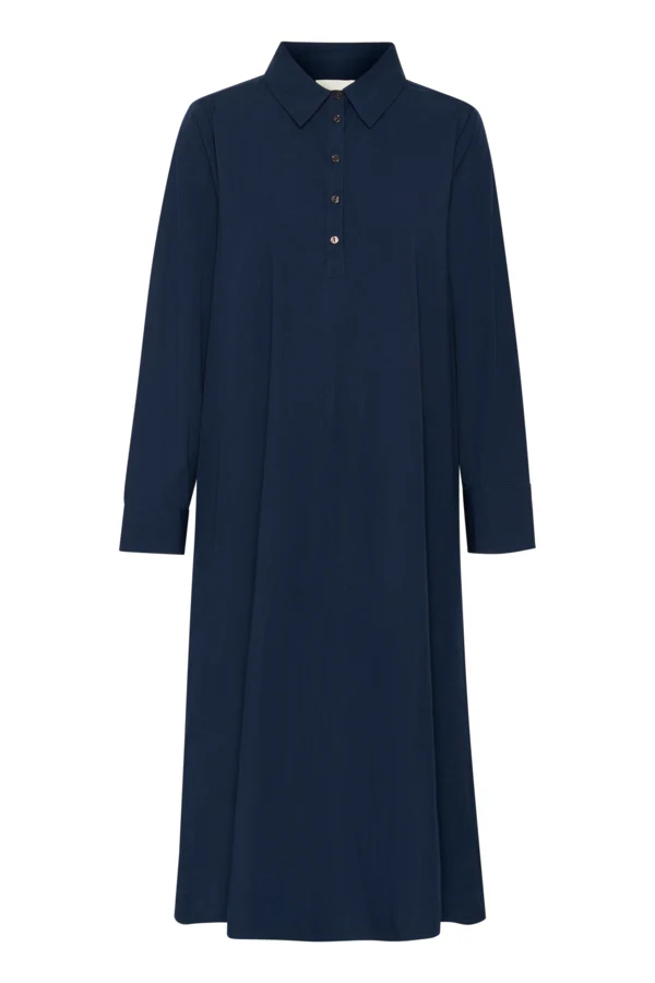 MY ESSENTIAL WARDROBE naisten mekko, SunnaMW Long Dress Tummansininen - Image 3