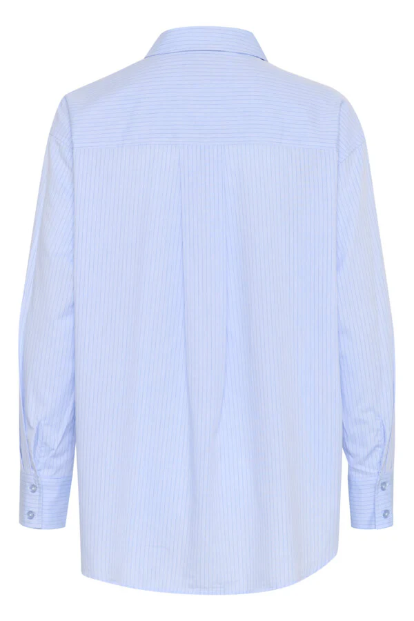 MY ESSENTIAL WARDROBE naisten paitapusero, BellaMW Shirt Raidallinen Sininen - Image 4