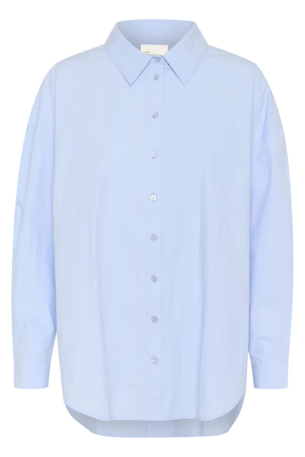 MY ESSENTIAL WARDROBE naisten paitapusero, SunnaMW Boxy Shirt Vaaleansininen