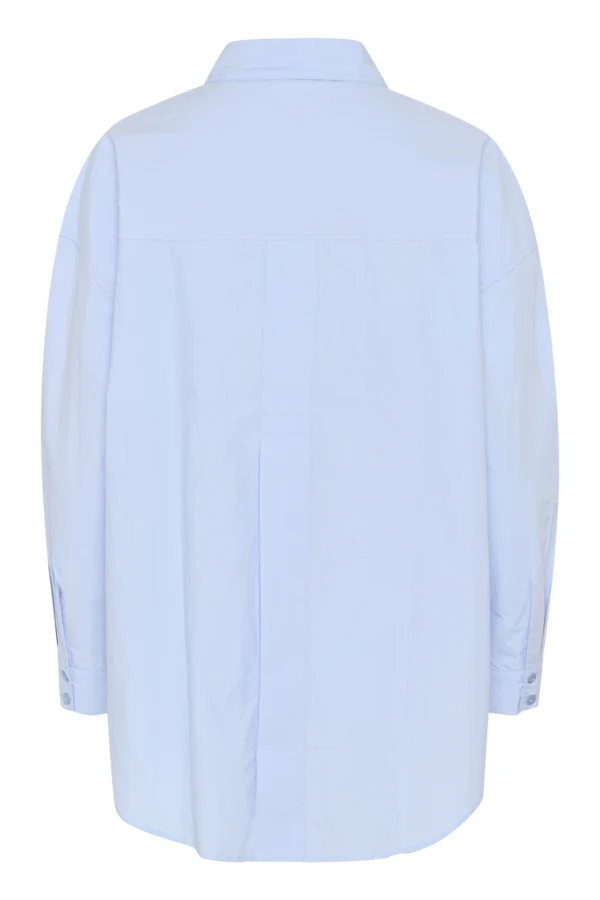 MY ESSENTIAL WARDROBE naisten paitapusero, SunnaMW Boxy Shirt Vaaleansininen - Image 2