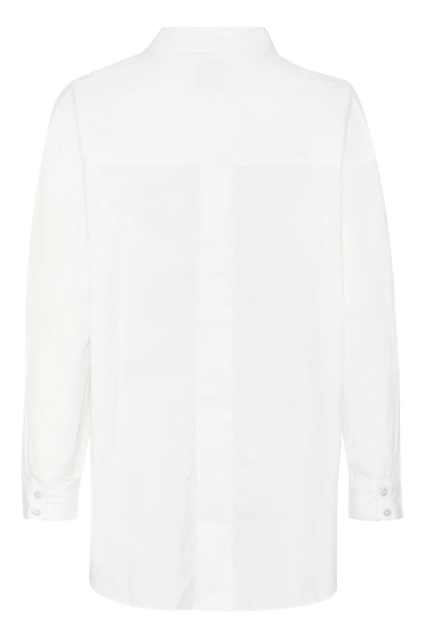 MY ESSENTIAL WARDROBE naisten paitapusero, SunnaMW Boxy Shirt Valkoinen - Image 2