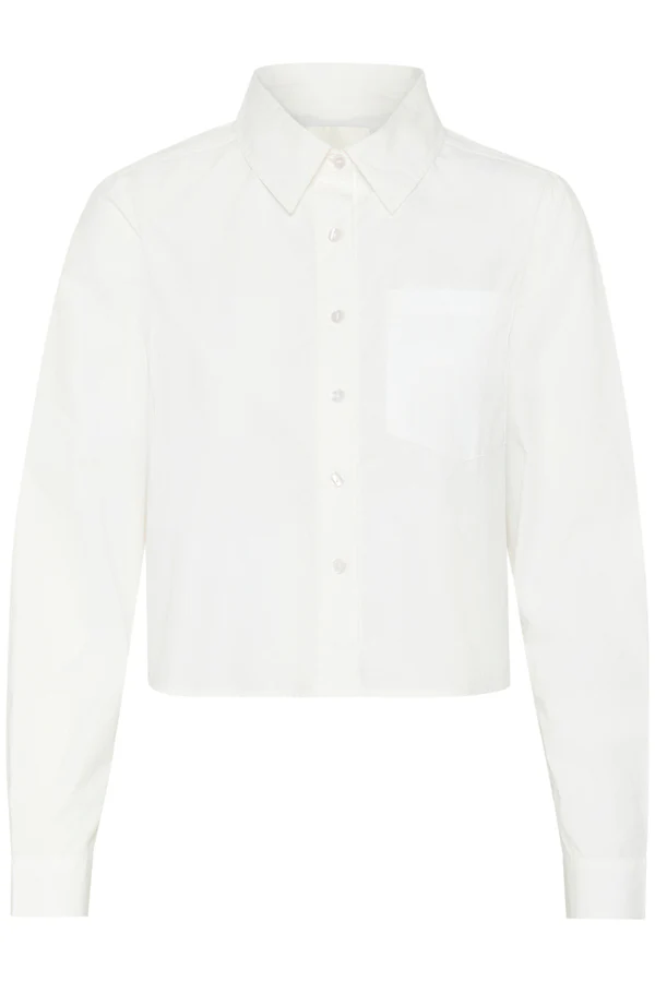 MY ESSENTIAL WARDROBE naisten paitapusero, SunnaMW Short Shirt Valkoinen - Image 3