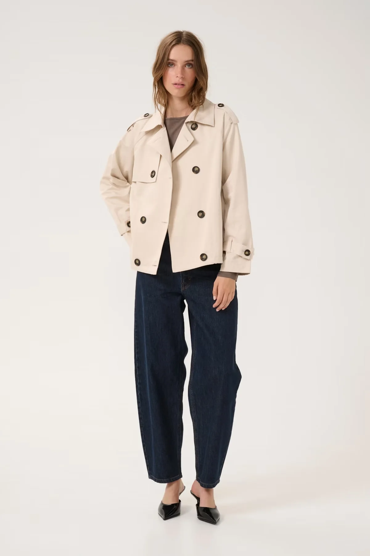 MY ESSENTIAL WARDROBE naisten trenssi, MiraMW Short Trenchcoat Kitti