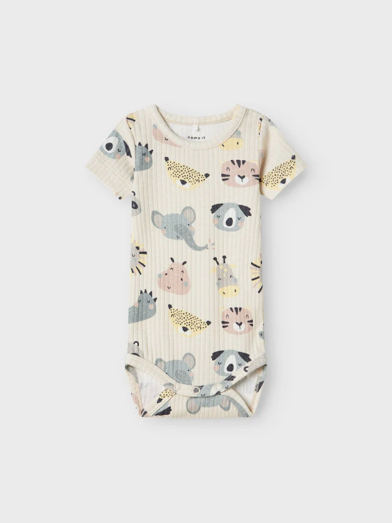 Name It lasten body, NBNOSUMMER SS BODY Vaalea Beige