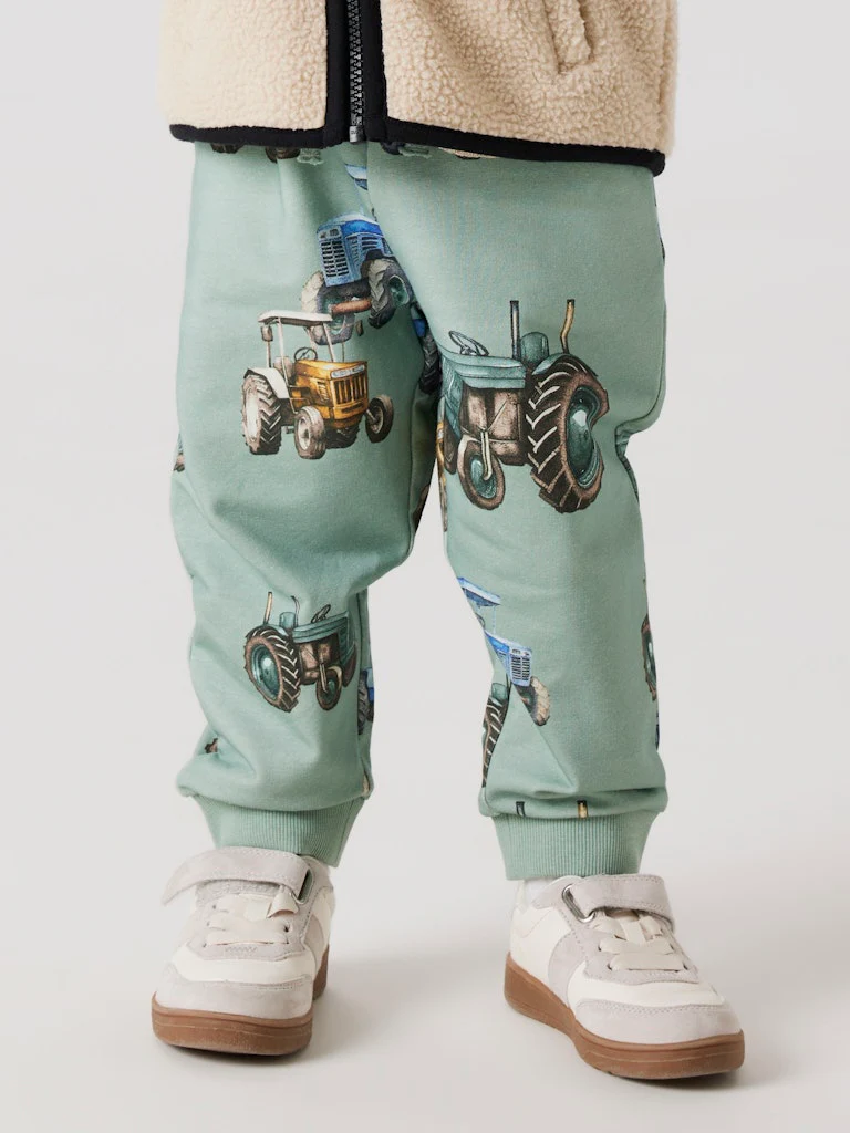 Name It lasten collegehousut, NMMLUDVIG SWEATPANT Vaaleanvihreä - Image 2