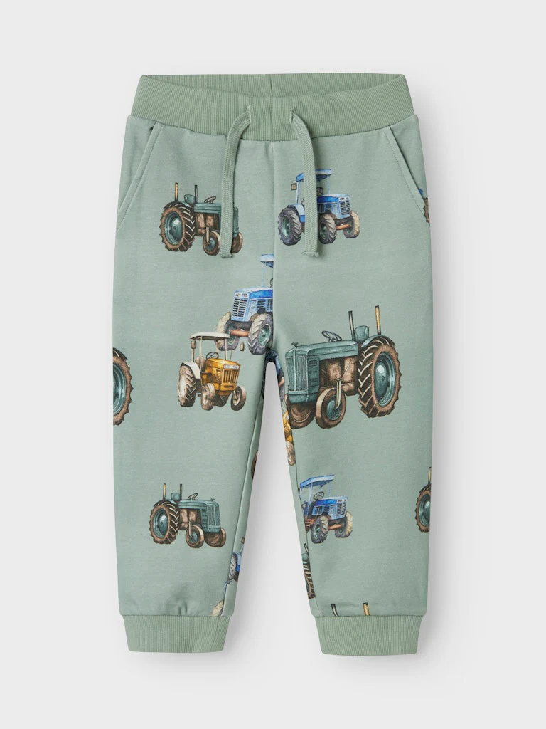 Name It lasten collegehousut, NMMLUDVIG SWEATPANT Vaaleanvihreä - Image 3