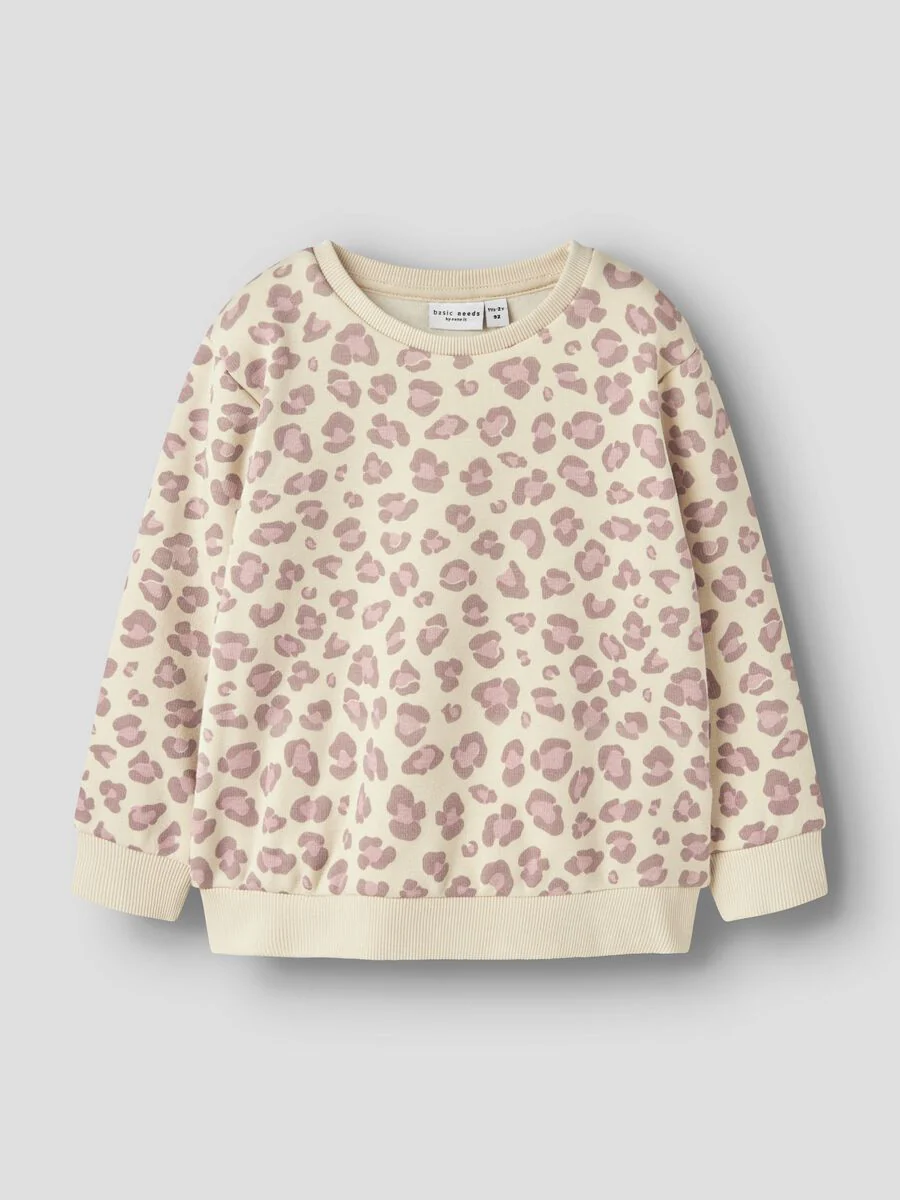 Name It lasten collegepusero, NMFDAVINA LS SWEAT FLEECE Keltainen Kuosi