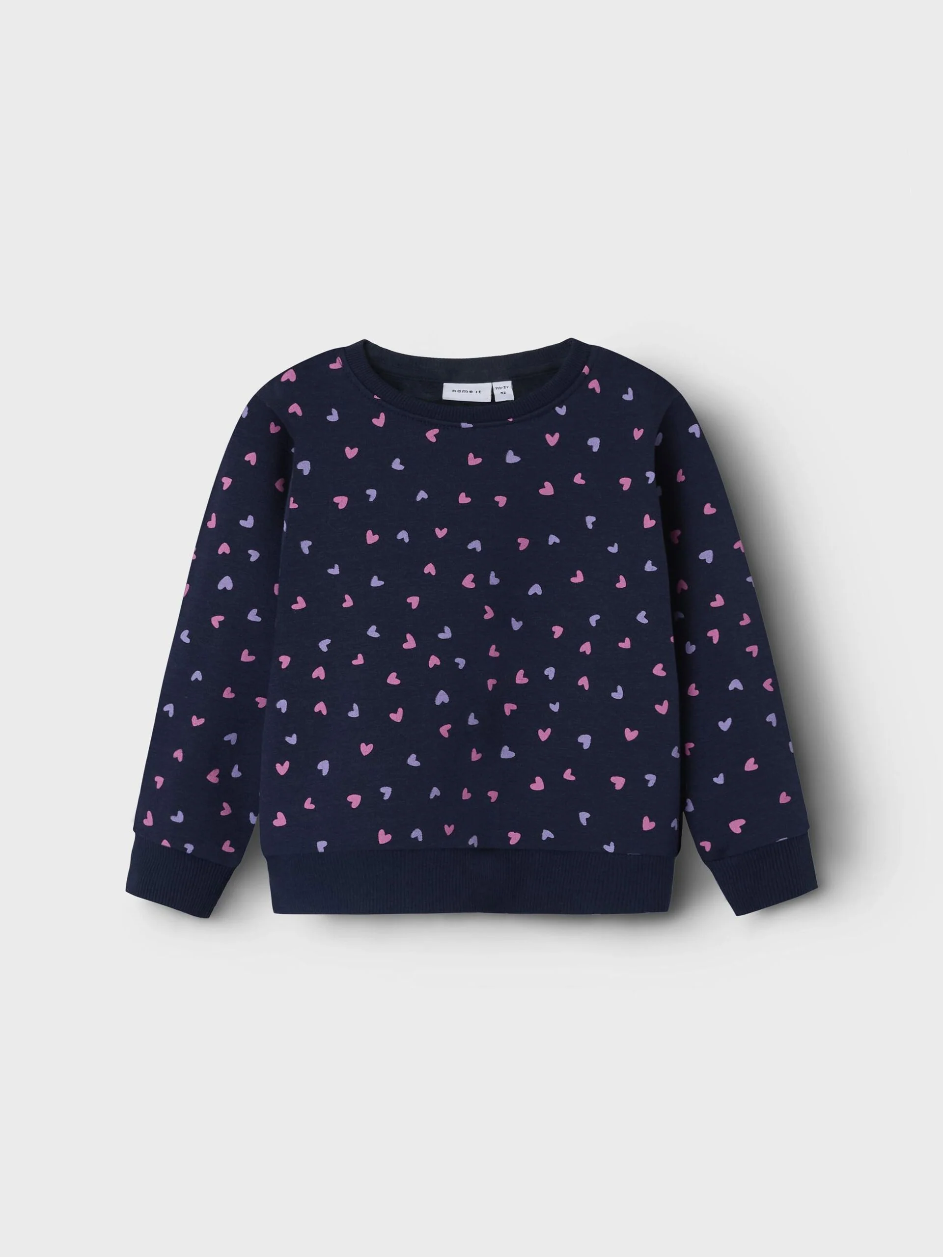 Name It lasten collegepusero, NMFDAVINA LS SWEAT FLEECE Tummansininen