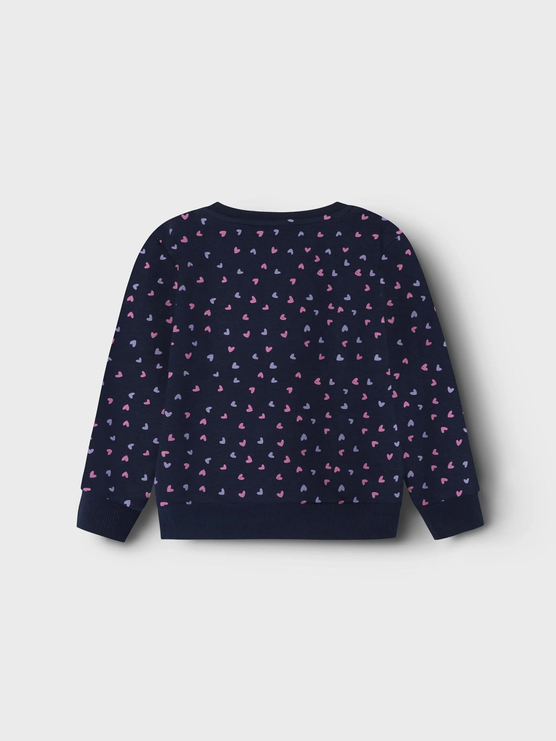 Name It lasten collegepusero, NMFDAVINA LS SWEAT FLEECE Tummansininen - Image 2