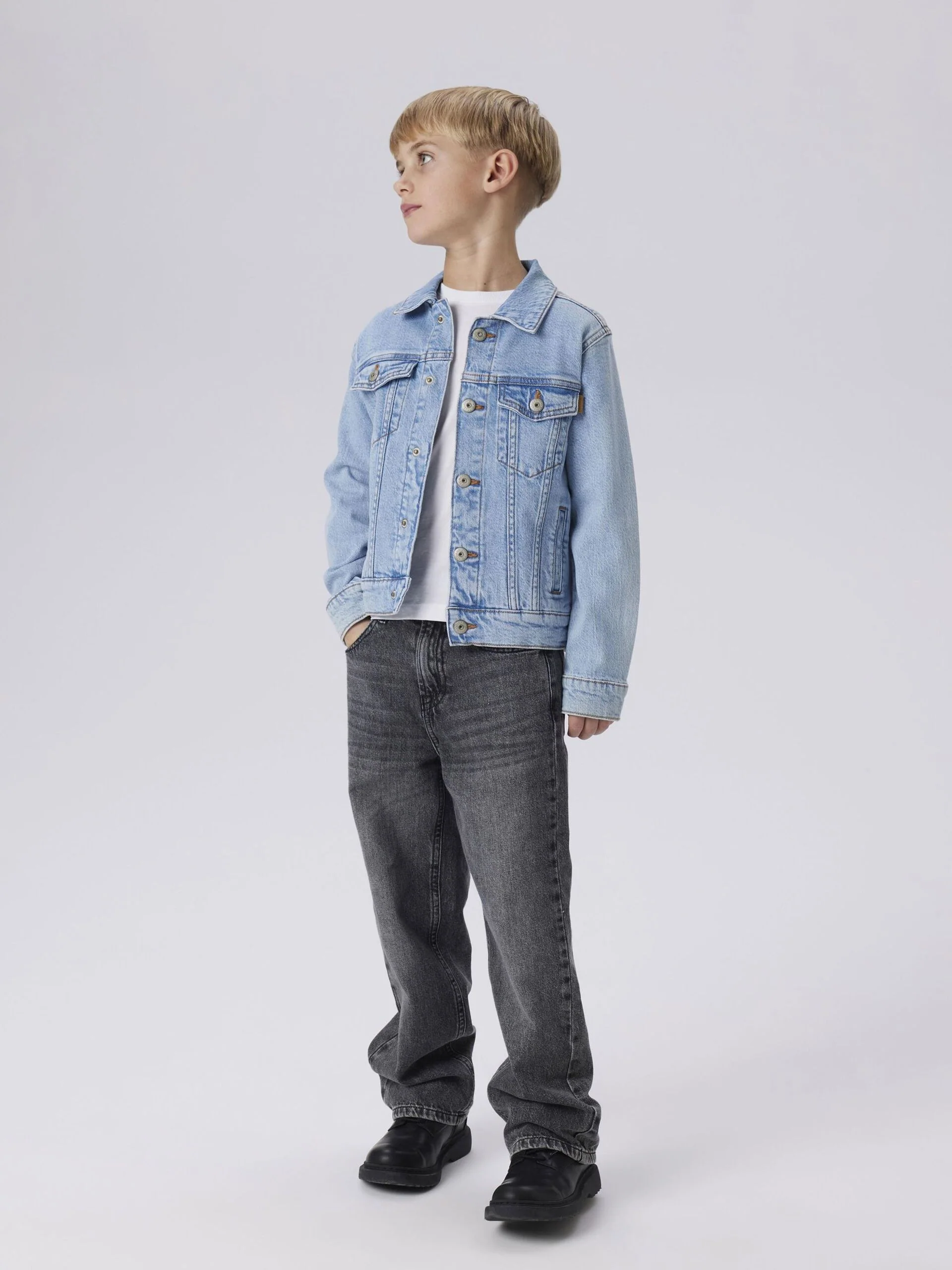 Name It lasten farkkutakki, NKMJAGGER DENIM JACKET Vaaleansininen
