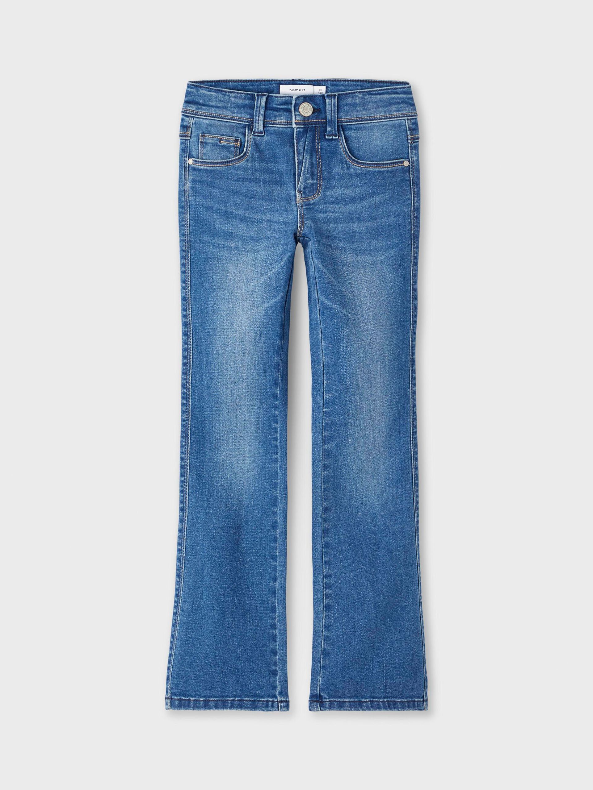 Name It lasten farkut, NKFPOLLY SKINNY BOOT JEANS 1142 Sininen, Indigo