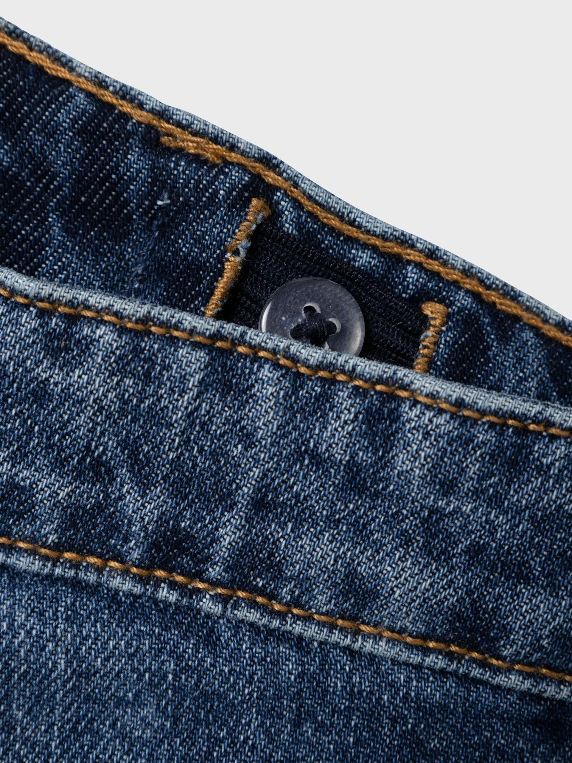 Name It Lasten Farkut, NKFROSE WIDE JEANS 5529 NOOS Indigo - Image 4