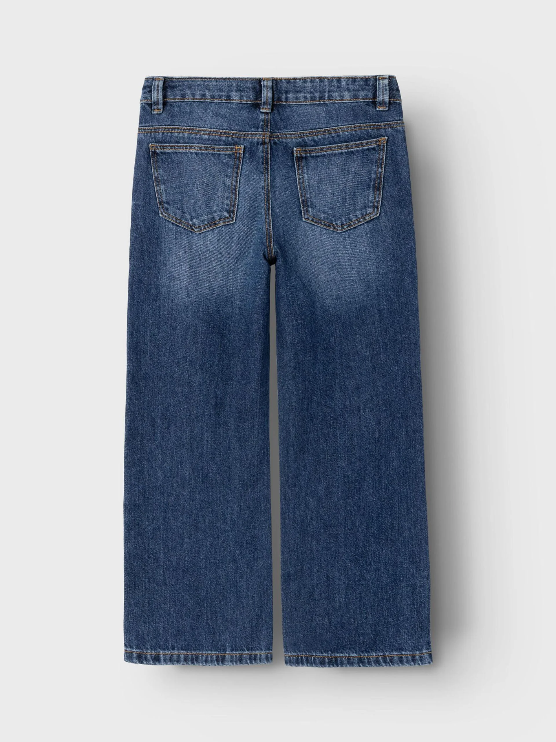 Name It Lasten Farkut, NKFROSE WIDE JEANS 5529 NOOS Indigo - Image 5