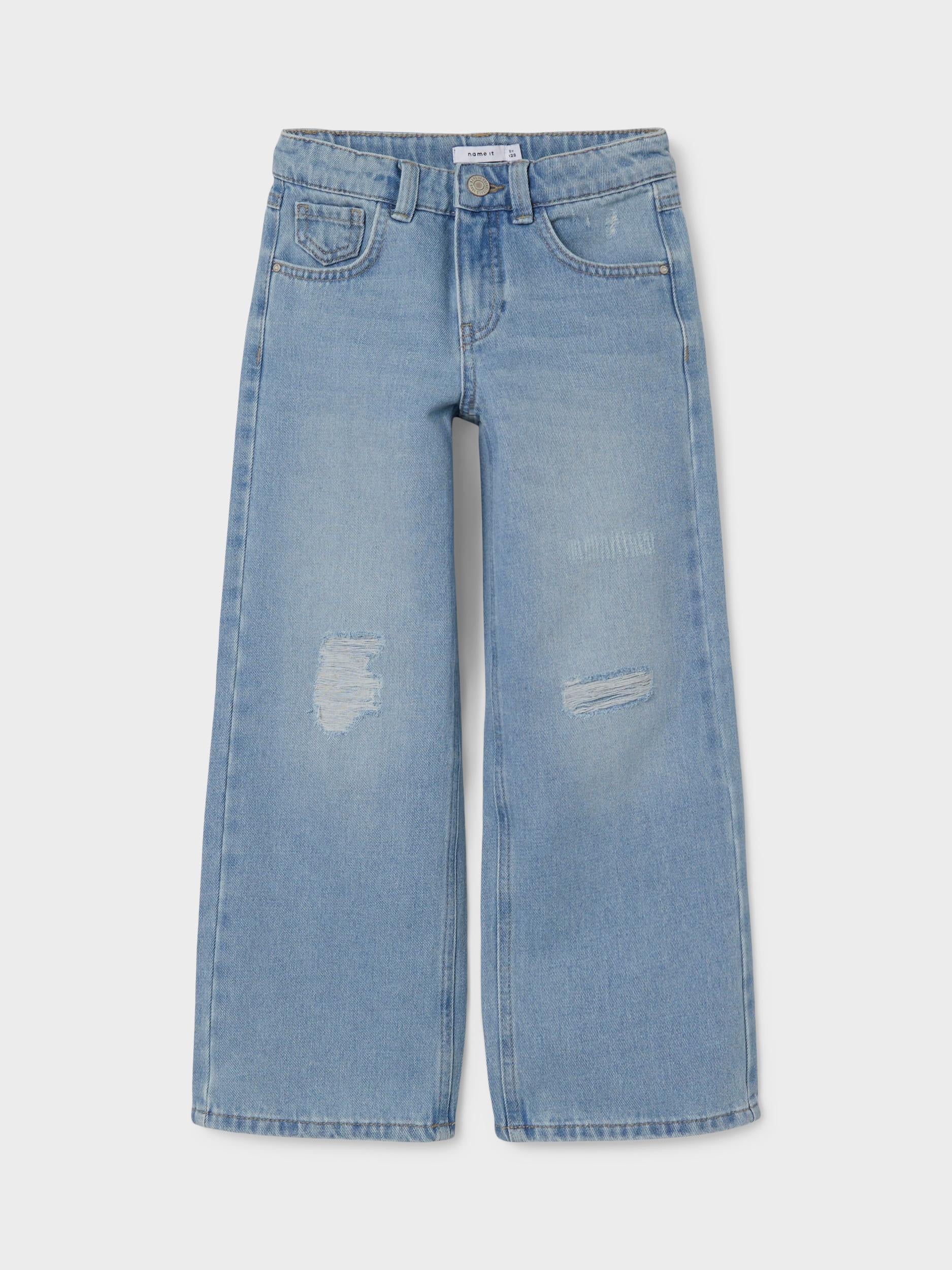 Name It, Lasten Farkut, Rose Hw Wide Jeans Vaaleansininen - Image 3