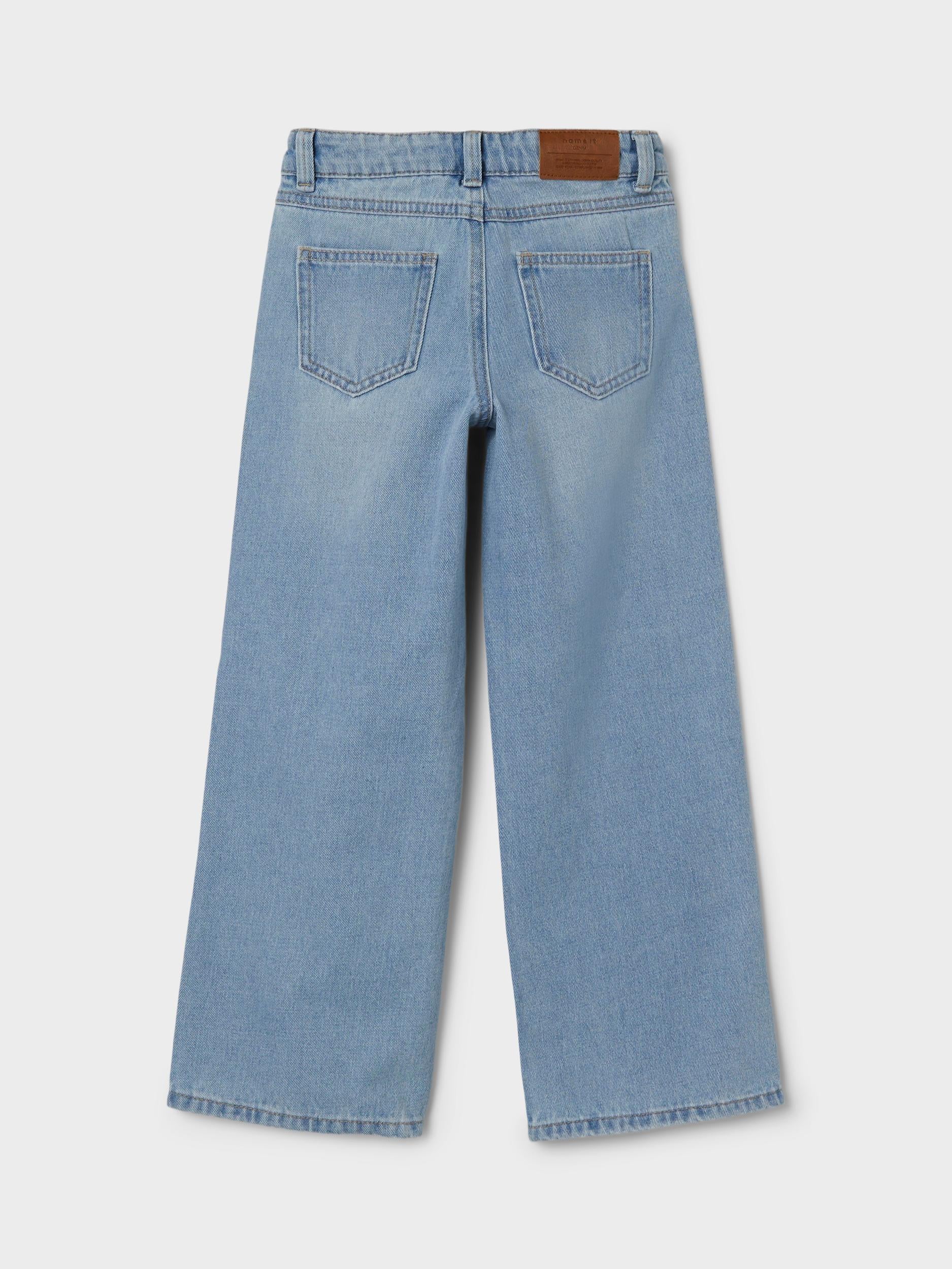 Name It, Lasten Farkut, Rose Hw Wide Jeans Vaaleansininen - Image 4