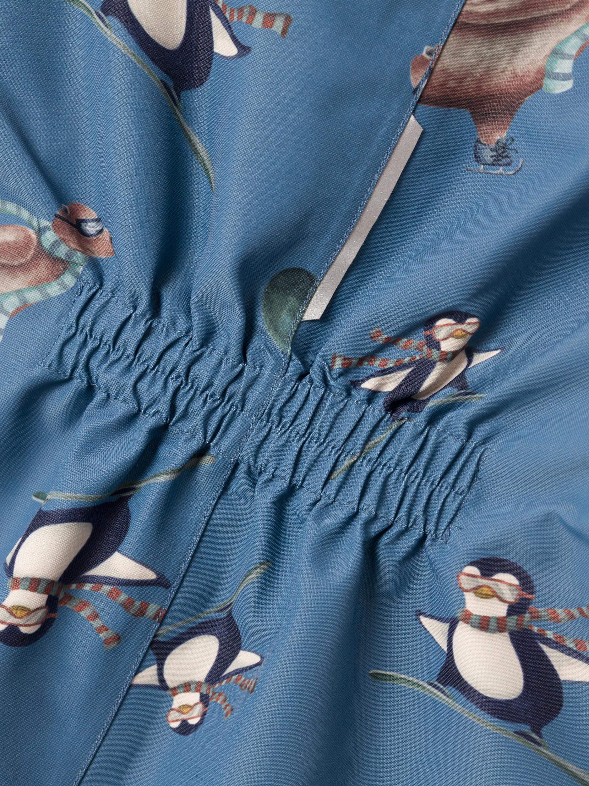 Name It lasten haalari, NMMSNOW10 SUIT ALPIN ANIMALS Vaaleansininen - Image 6