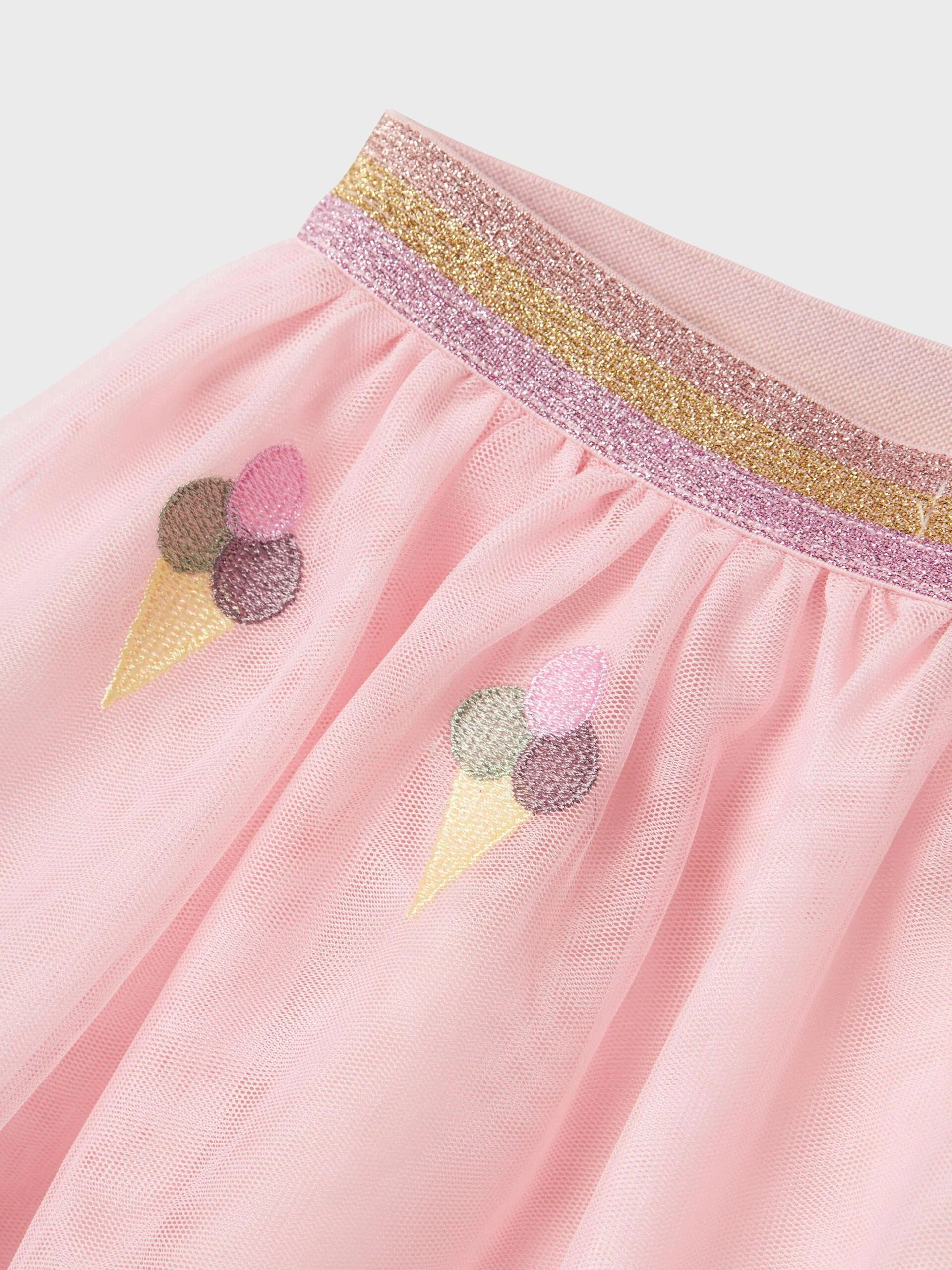 Name It lasten hame, NMFJISENE TULLE SKIRT Vaaleanpunainen - Image 3