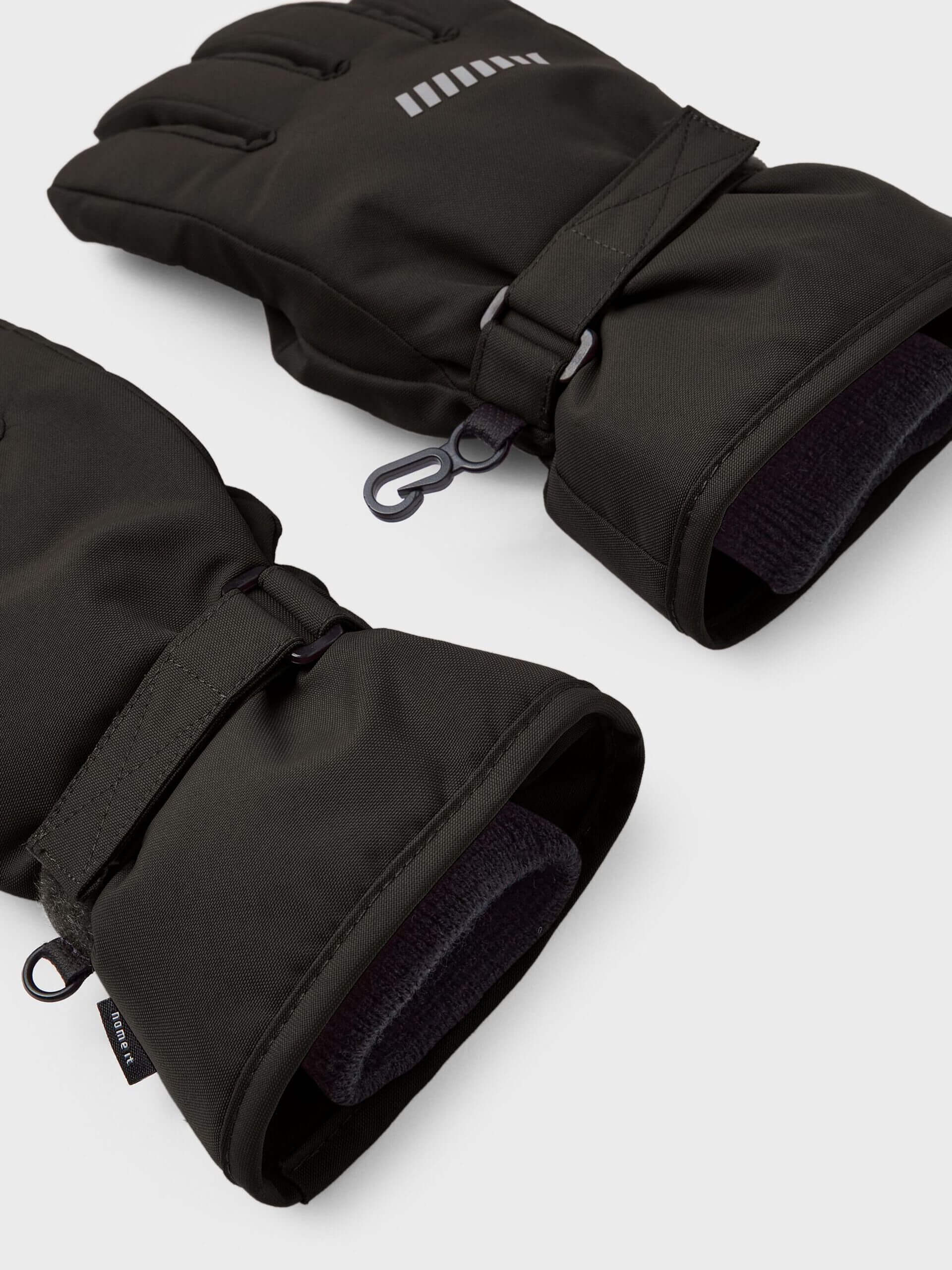 Name It lasten hansikkaat, NKNSNOW10 GLOVES Musta - Image 2