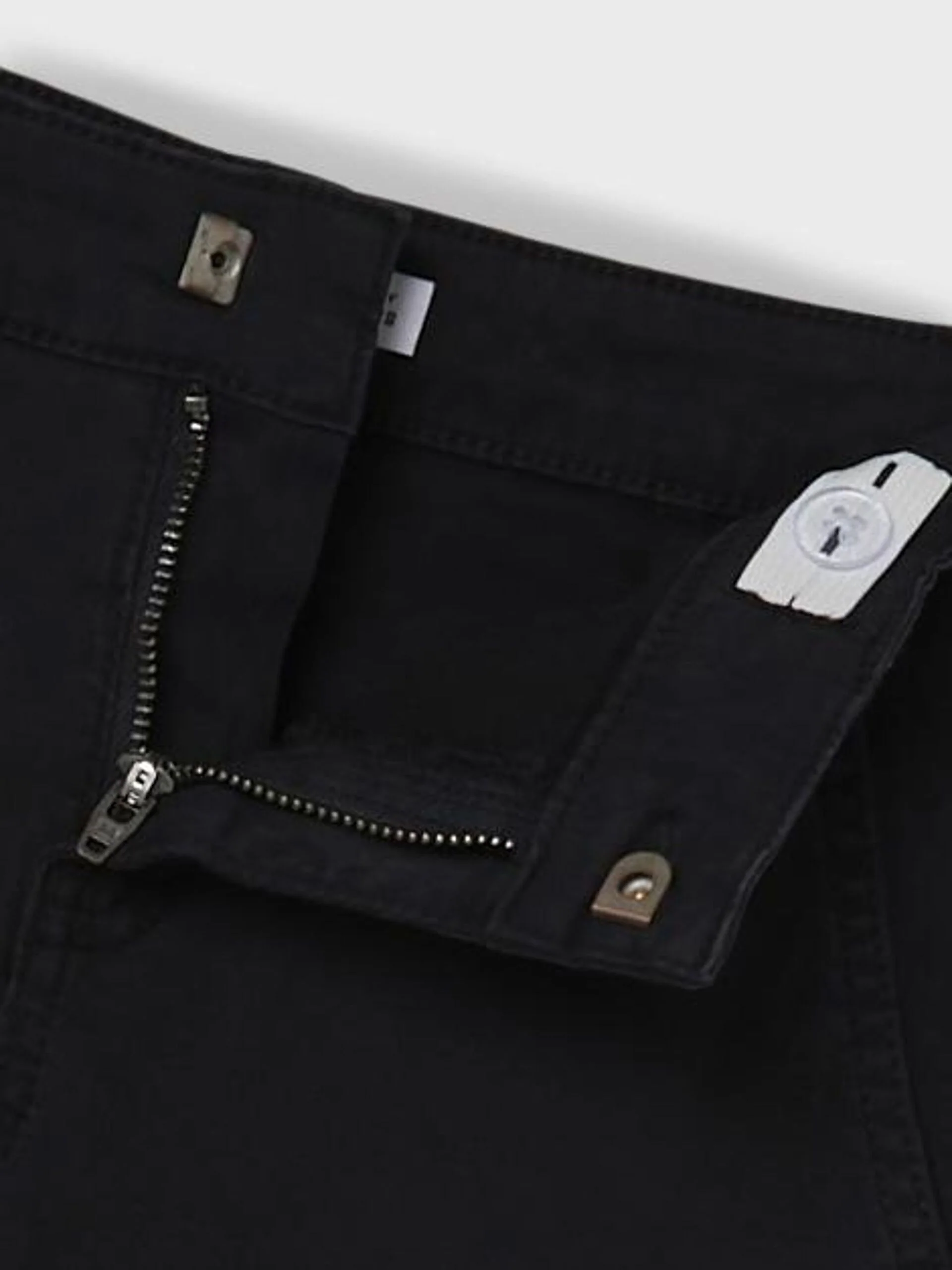 Name It lasten housut, NKFROSE WIDE TWILL CARGO 8101 Musta - Image 4