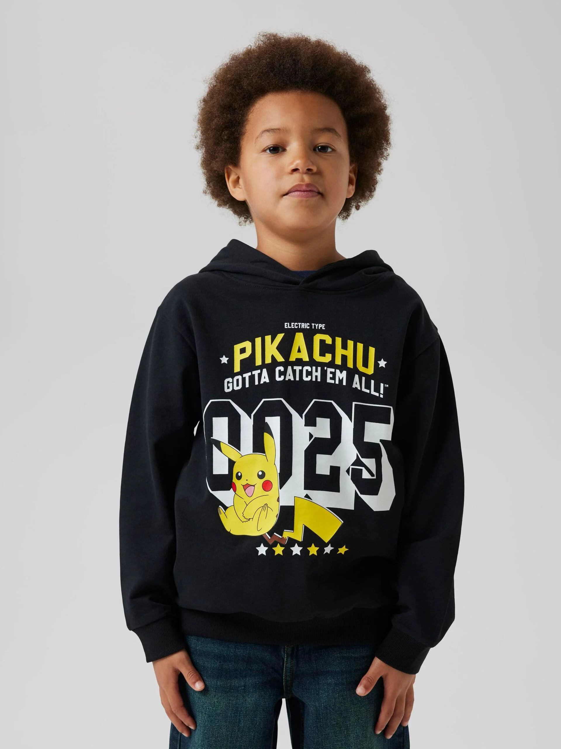 Name It lasten huppari, NKMJULI POKEMON SWEATSHIRT Musta - Image 2