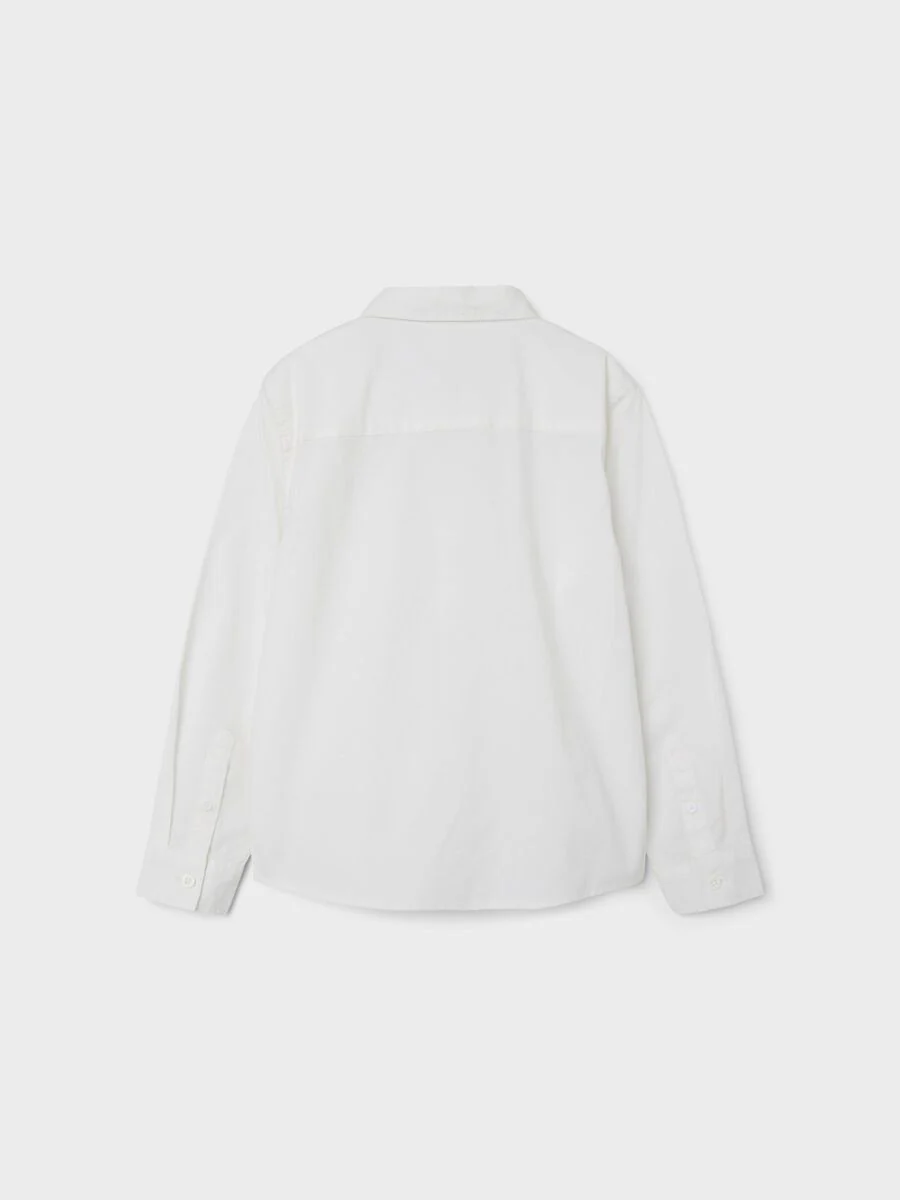 Name It Lasten kauluspaita, NKMNEFRED LS SHIRT NOOS Valkoinen - Image 2