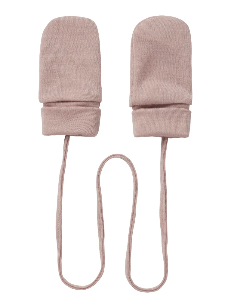 Name It lasten lapaset, NBFWILLIT WOOL MITTENS WO/THUMB Vaaleanpunainen