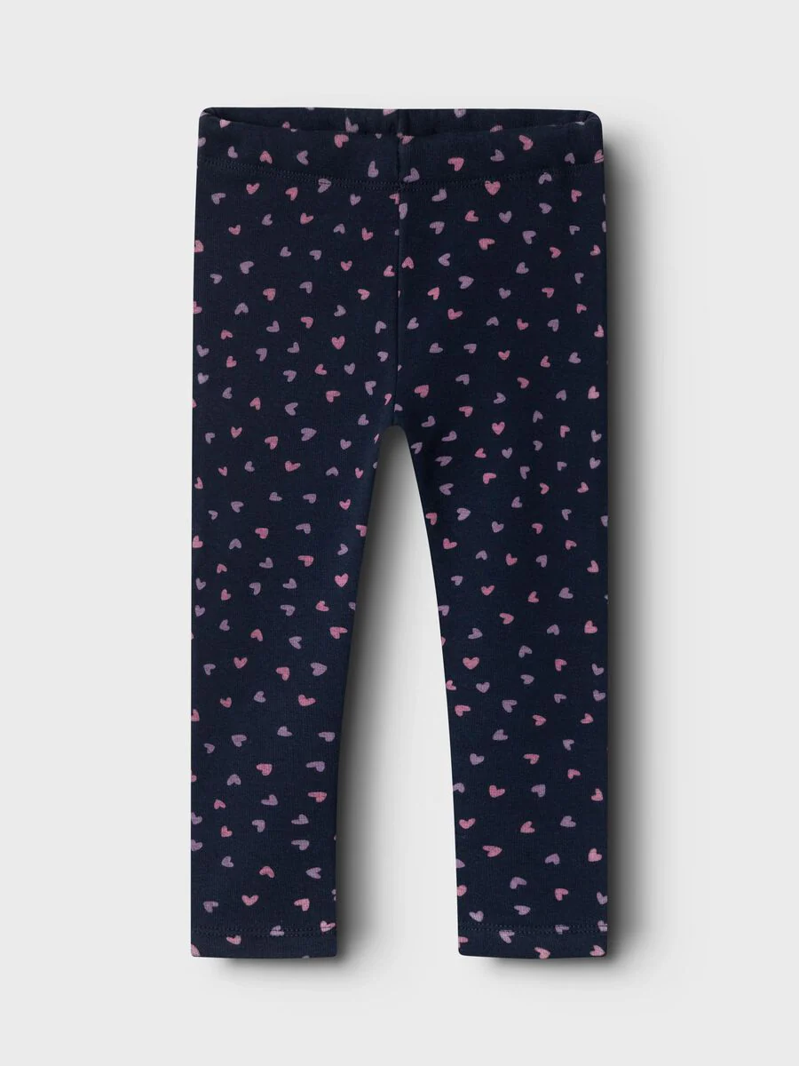 Name It lasten leggingsit, NMFDAVINA SWEAT FLEECE LEGGING Tummansininen