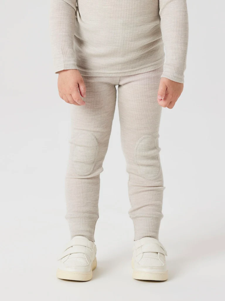 Name It lasten leggingsit, NMNWAX WOOL RIB LEGGING Harmaa