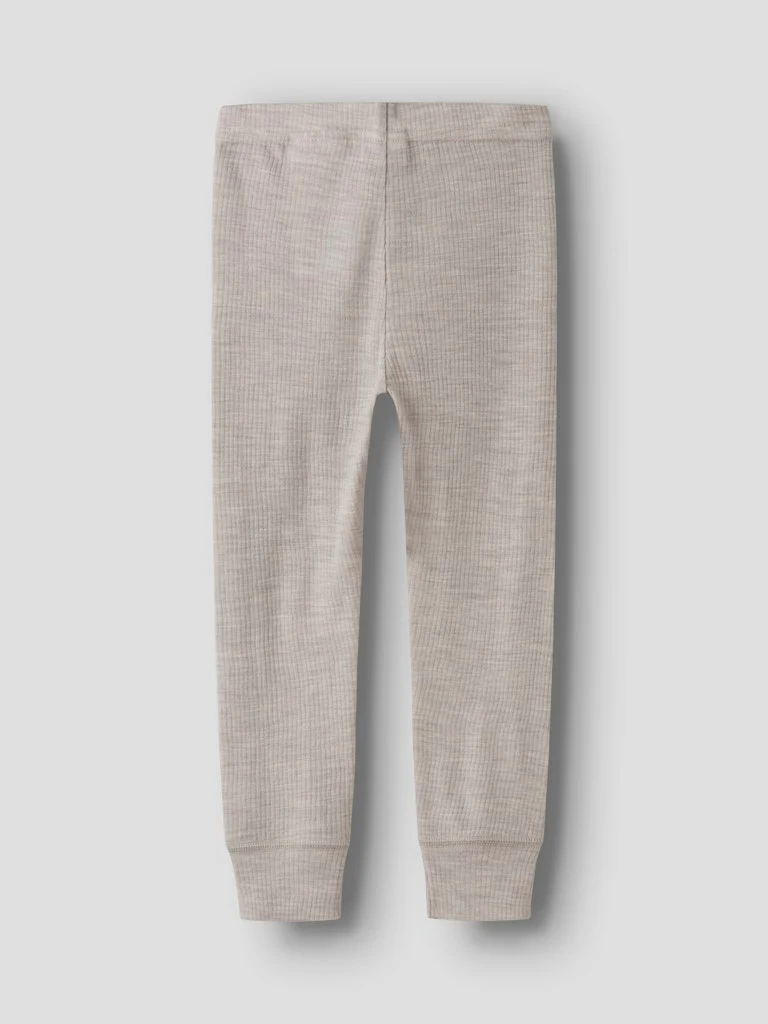 Name It lasten leggingsit, NMNWAX WOOL RIB LEGGING Harmaa - Image 4