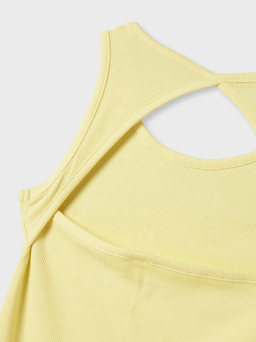 Name It lasten mekko, NKFJALGOS XSL MAXI TANK DRESS Keltainen - Image 3