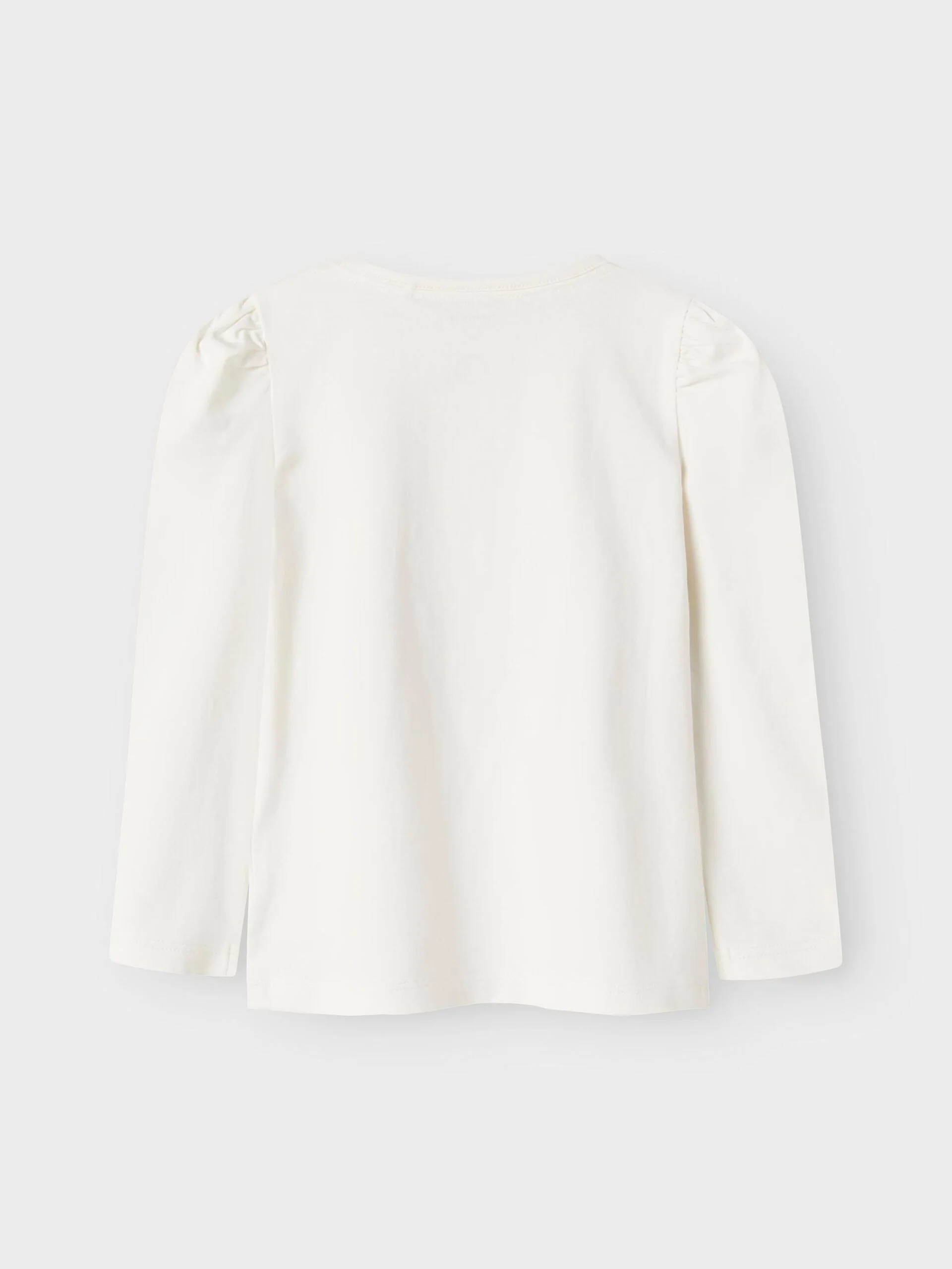 Name It lasten pitkähihainen paita, NMFNINEA LS TOP Luonnonvalkoinen - Image 3
