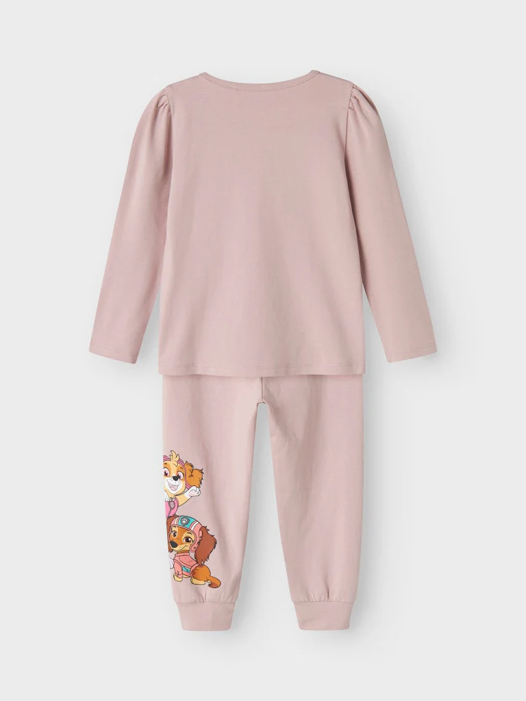 Name It lasten pyjama, NMFADAS PAWPATROL LS NIGHTSET Vaaleanpunainen - Image 2